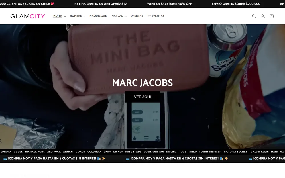 Tienda online Glam City